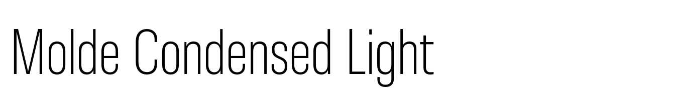 Molde Condensed Light